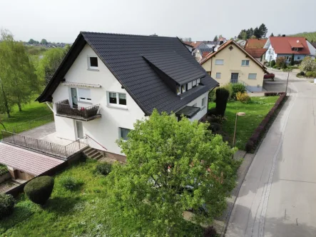 Luftbild Außenansicht - Wohnung mieten in Oberkirch / Herztal - Frisch renovierte 4-Zimmerwohnung in naturnaher Lage