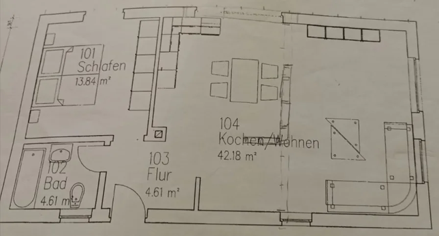 Grundriss Bungalow - Haus kaufen in Silz - Bungalow von 2002 + teil-vermieteter Altbau mit Ausbaupotenzial und großem Garten