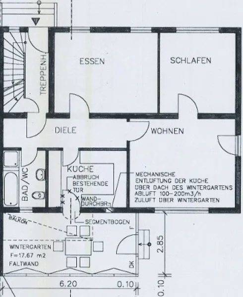 GrundR EG mit Wintergarten - Haus kaufen in Waldkraiburg - ZWEI-GENERATIONENHAUS: Renovierungsbed, DHH mit 3 Garagen und Wintergarten