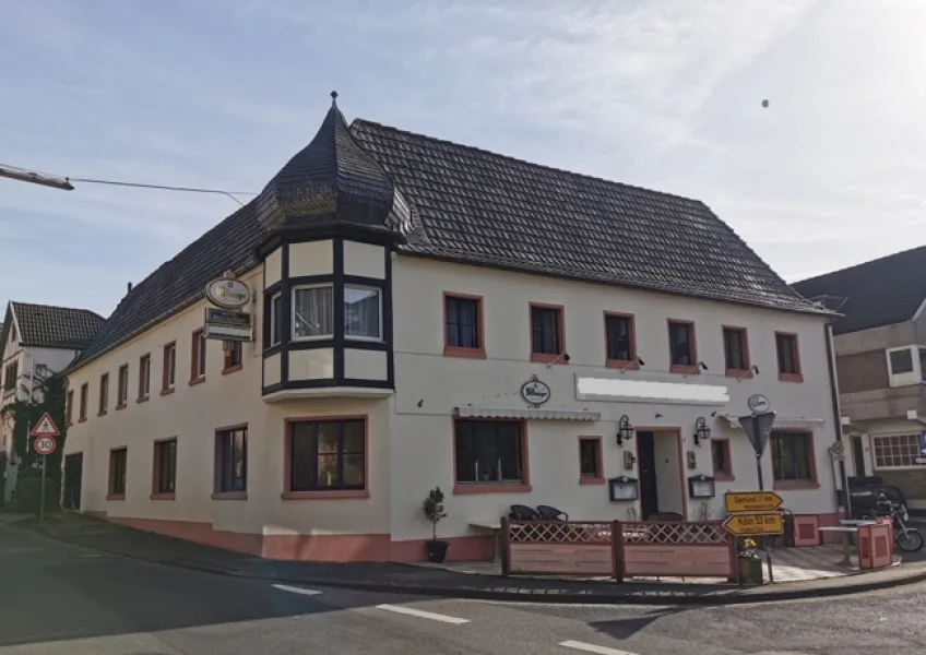Außenansicht - Gastgewerbe/Hotel kaufen in Heimbach - Hotel-Restaurant mit TOP-Lage in Heimbach