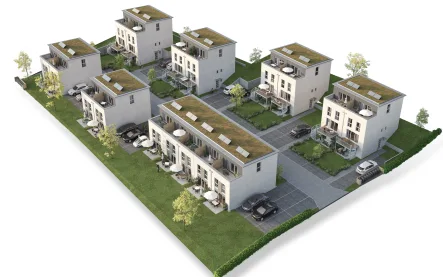 Wohnen  mit viel Grün - Haus kaufen in Sankt Georgen i. Schwarzwald - NEUBAU-FAMILIENHAUS m. GARTEN - MODERN- NACHHALTIG- KFW 55     