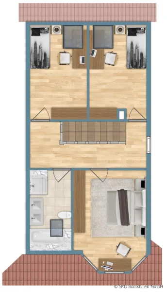 Grundriss Skizze Dachgeschoss