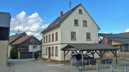 Hausansicht - Haus kaufen in Aglasterhausen / Daudenzell - Aglasterhausen: Drei auf einen Streich!