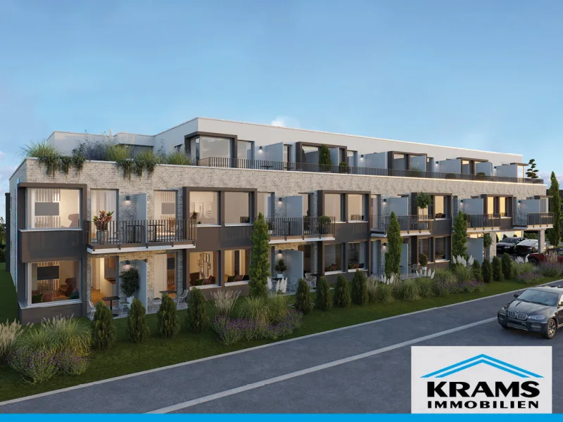 Objektansicht (Visualisierung) - Wohnung kaufen in Metzingen - BRANDnew! Erfolgreiche Business-Apartments von KRAMS landen in Metzinger Outlet-City