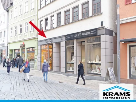 Außenansicht - Laden/Einzelhandel mieten in Reutlingen - Kompakte und TOP gepflegte Ladeneinheit in der Reutlinger Wilhelmstraße!