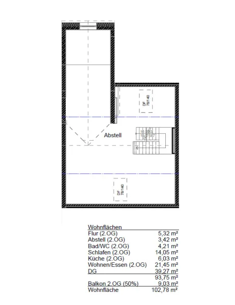 Grundriss DG