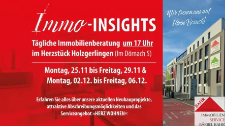 Tgl. Immobilienberatung - Wohnung kaufen in Aidlingen - Im Innenausbau: Familientraum auf der Sonnenseite des Lebens!