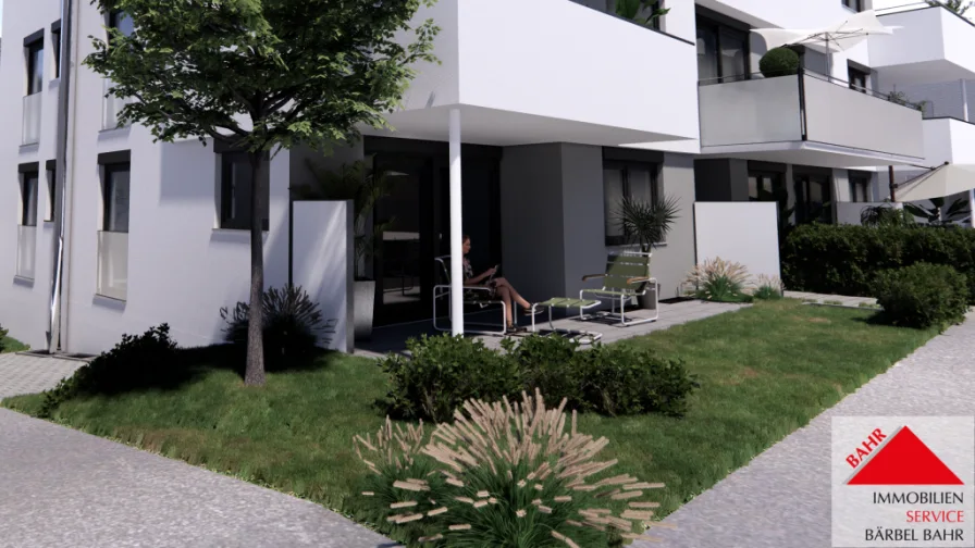 Projektierte Ansicht - Wohnung kaufen in Aidlingen - Helle Familienwohnung im Herzen von Aidlingen!