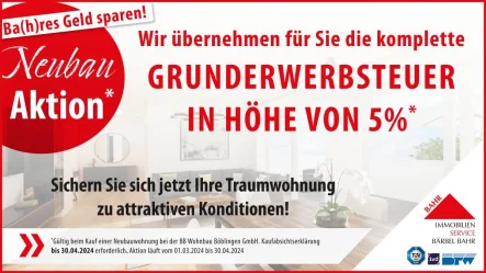 Grunderwerbsteueraktion - Wohnung kaufen in Hildrizhausen - Kompaktes Familienglück!