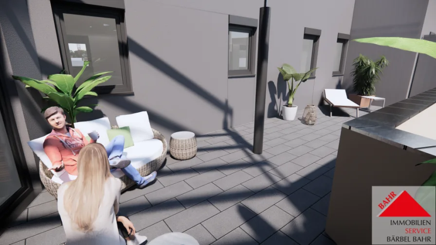 Projektierte Ansicht - Wohnung kaufen in Böblingen - Penthouse-Traum wird wahr!