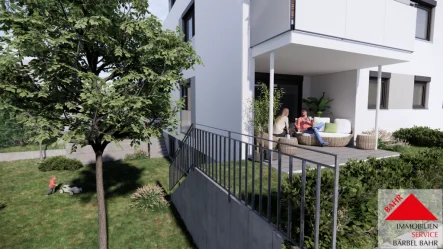 Projektierte Ansicht  - Wohnung kaufen in Weil im Schönbuch - Für das Haus im Haus Gefühl!