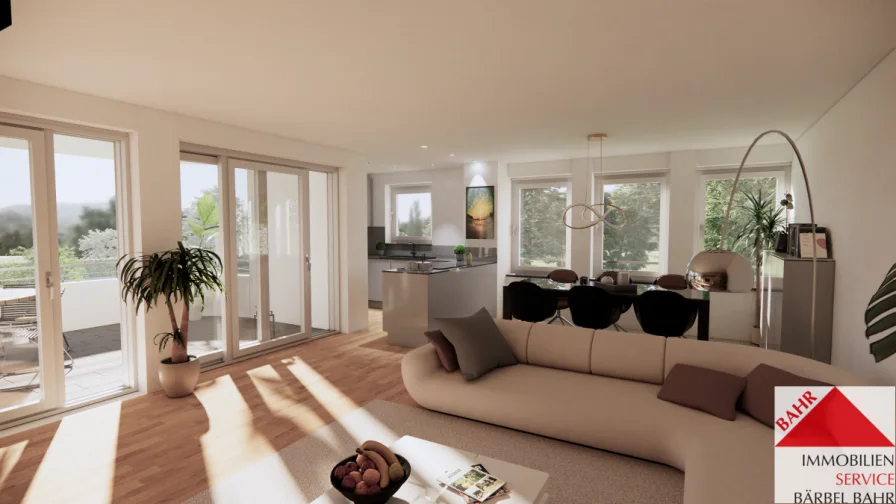 Projektierte Ansicht - Wohnung kaufen in Sindelfingen - Wohnparadies für Familien!