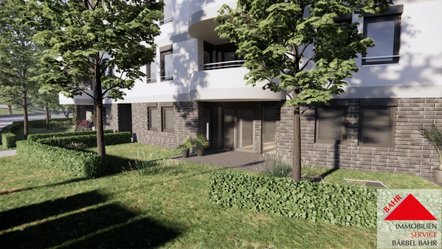 Projektierte Ansicht - Wohnung kaufen in Sindelfingen - Charmante 2-Zimmer-Wohnung mit Gartenanteil!