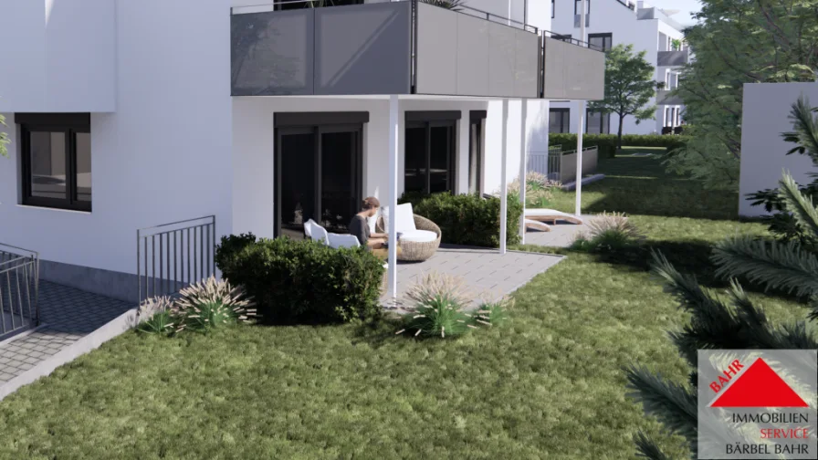 Projektierte Ansicht - Wohnung kaufen in Sindelfingen - 2-Zimmer-Wohnung mit Garten!