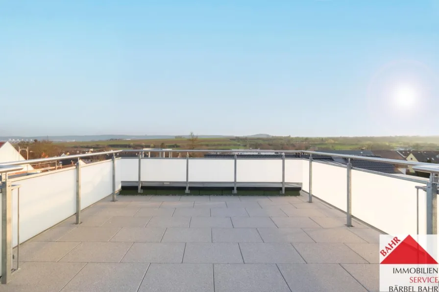 Dachterrasse mit Aussicht