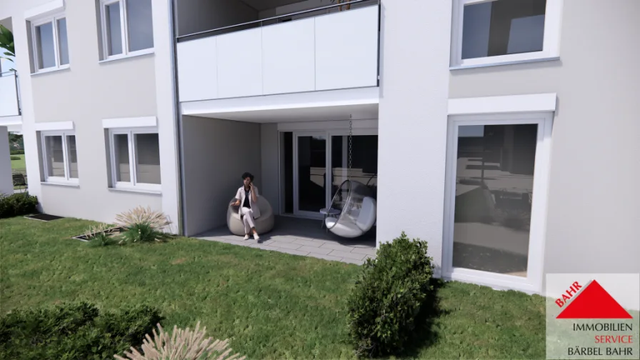 Projektierte Ansicht - Wohnung kaufen in Renningen - Kuschelige 3-Zimmer-Wohnung mit Garten!