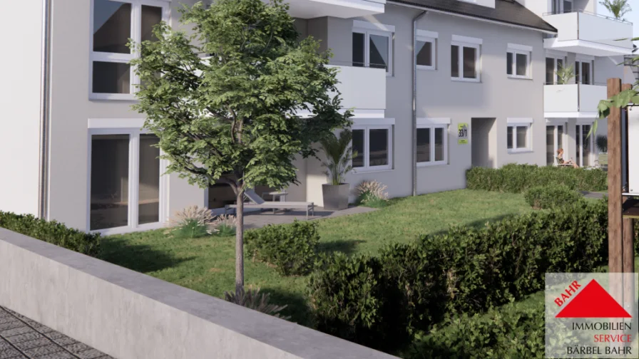 Projektierte Ansicht - Wohnung kaufen in Renningen - Baustellen-Besichtigung am So., 10.03. von 13 -14 Uhr in der Hirschstr. 33!
