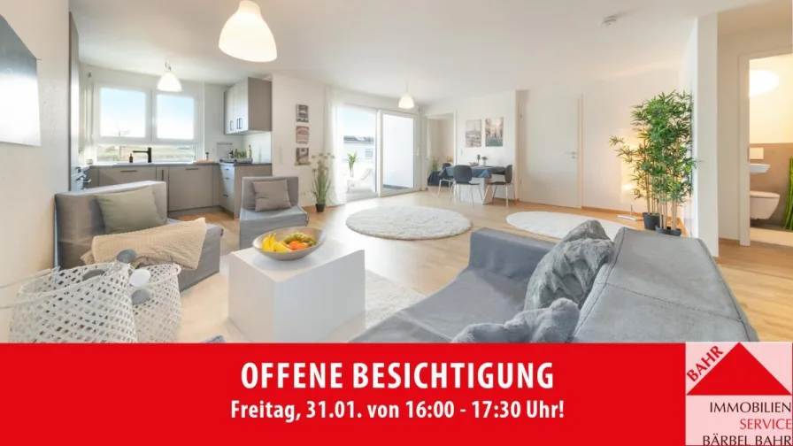 Wohn- Essbereich - Wohnung kaufen in Ditzingen - Offene Besichtigung am Fr., 31.01. von 16-17:30 Uhr in der Heimerdinger Str. 29!