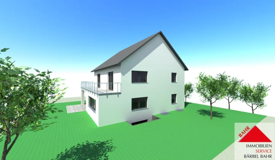 Ansicht Süd - Haus kaufen in Holzgerlingen - Hier wird für Sie Ihr Traumhaus gebaut!