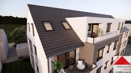 Projektierte Ansicht - Wohnung kaufen in Holzgerlingen - Projektstart Fr 3.5 von 16-18Uhr/ Sa 4.5 von 10-15Uhr/ So 5.5 von 11-16Uhr in der Hintere Str. 18