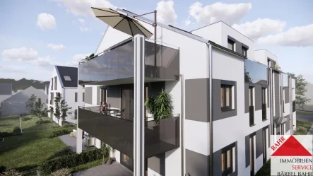 Projektierte Ansicht - Wohnung kaufen in Böblingen - Ihr neues Zuhause in Dagersheim!