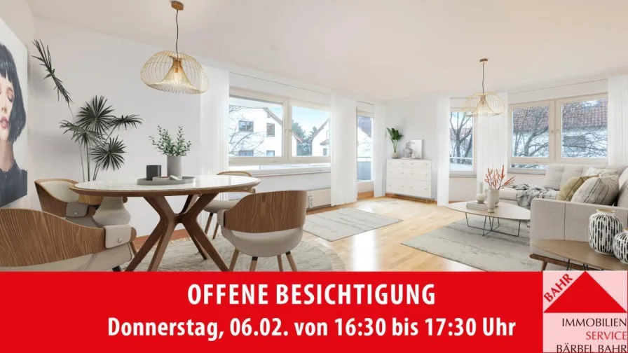 Kompletter Wohnbereich - Wohnung kaufen in Böblingen - *** Offene Besichtigung am Do., 06.02. von 16:30 - 17:30 Uhr ***