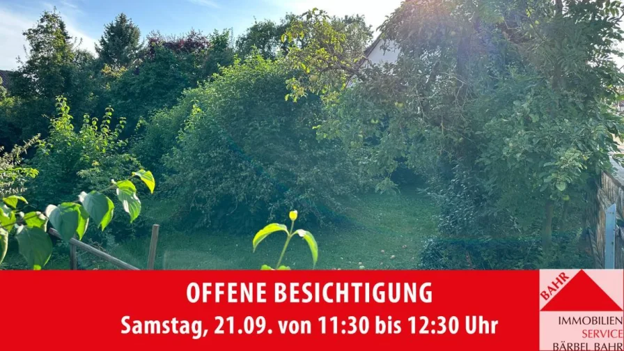 Garten - Haus kaufen in Böblingen - *** Offene Besichtigung am Sa., 21.09. von 11:30-12:30 Uhr ***