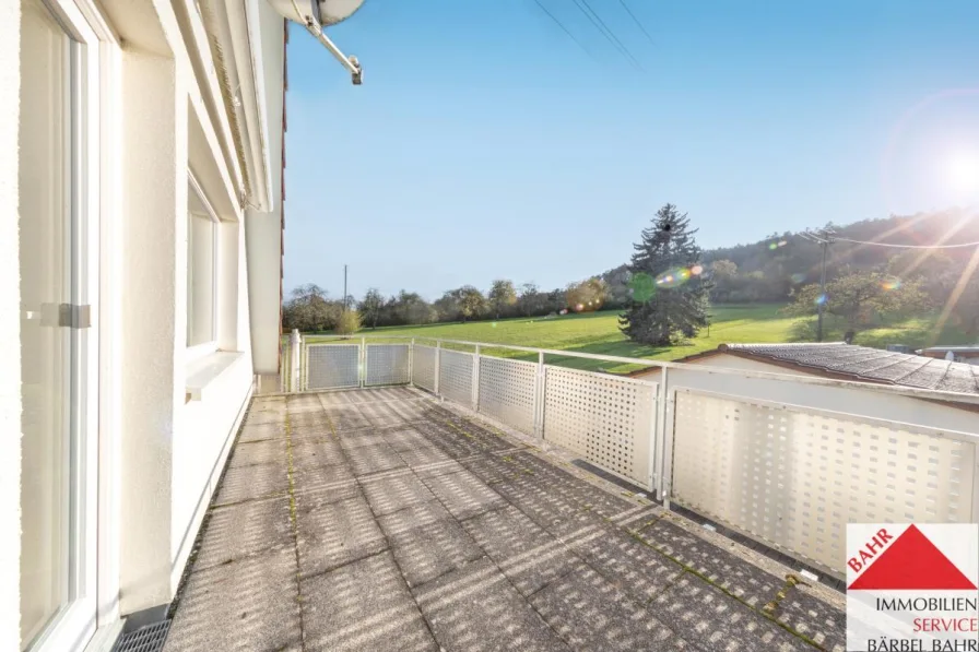 Balkon mit Aussicht