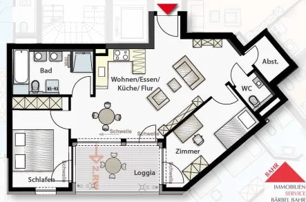 Grundriss Exposé - Wohnung mieten in Sindelfingen - +++NEUBAU+++ERSTBEZUG+++EBK+++STADTMITTE+++