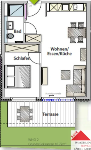 Grundriss Expose - Wohnung mieten in Aidlingen - Erdgeschosswohnung++Gartenanteil++Effizienzhaus 55 EE