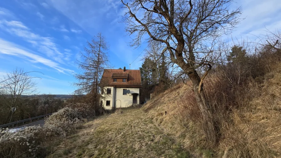 Außenansicht - Haus kaufen in Grafenau - Einfamilienhaus mit großem Grundstück wartet darauf von Ihnen auf Vordermann gebracht zu werden!