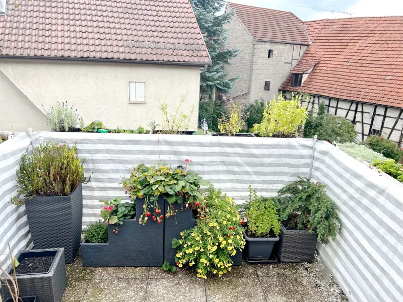 Blick vom Balkon - Wohnung kaufen in Hochdorf - Kapitalanlage! 3-Zi-Maisonettewohnung in Hochdorf zu verkaufen!