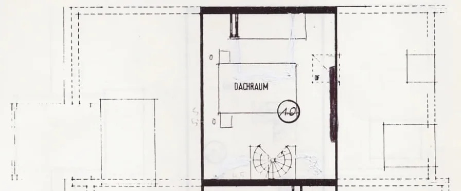 Grundriss Dachraum Bachstraße 8 Hochdorf