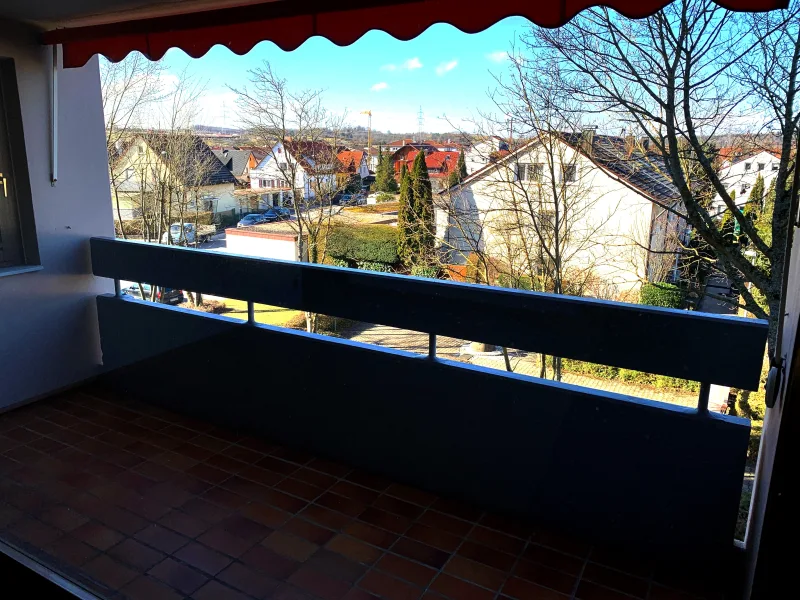 Balkon - Wohnung kaufen in Magstadt - Helle und gutgeschnittene 3,5-Zimmer-Wohnung in ruhiger Lage von Magstadt