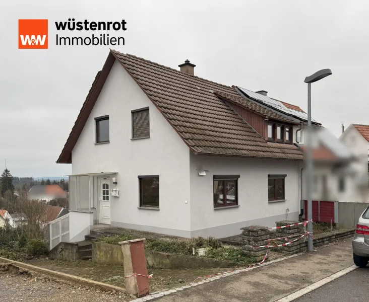 Süd-West Ansicht - Haus kaufen in Rottweil - Raum für Ideen: Ihr neues Zuhause mit großem Garten