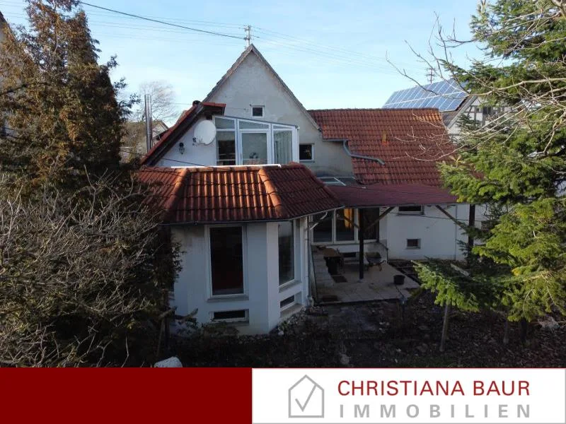 Ansicht - Haus kaufen in Geislingen - AUSSERGEWÖHNLICH: Bauernhaus in Erlaheim