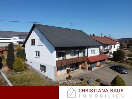 Ansicht - Haus kaufen in Obernheim - AUF DER SCHWÄBISCHEN ALB: EFH mit Aussicht, Obernheim