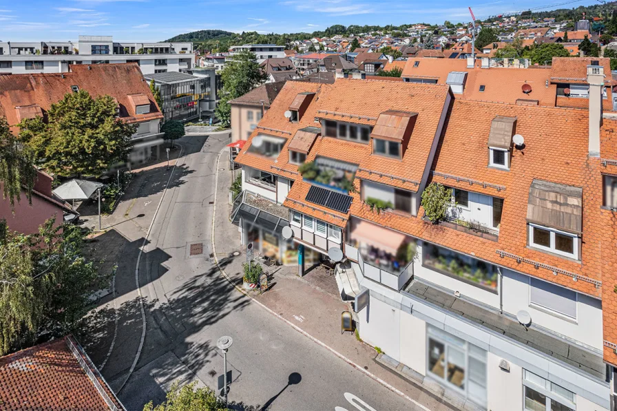 Hausansicht - Wohnung kaufen in Markdorf - 360° I „Mitten in der Stadt - Mitten im Leben“ - 3-Zimmer-Wohnung in Markdorf