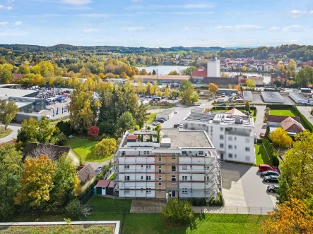 Luftansicht - Wohnung kaufen in Bad Waldsee - 360° I Bad Waldsee: Penthouse Wohnung im Neuzustand!