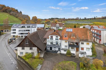 Luftaufnahme - Wohnung kaufen in Lindau (Bodensee) - 360° I Raumwunder – modern, großzügig, schön. Mittelhaus in Lindau, Schönau