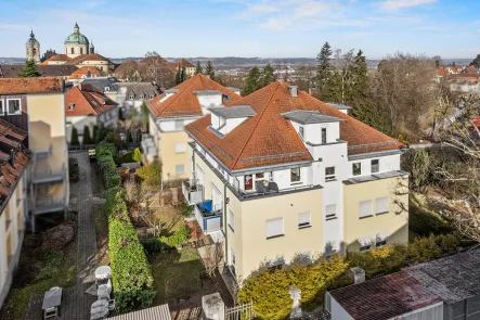 Lage - Wohnung kaufen in Weingarten - Weingartens Oberstadt: Schöne 4-Zimmer-Maisonettewohnung mit Balkon, Aufzug & inkl. TG-Stellplatz