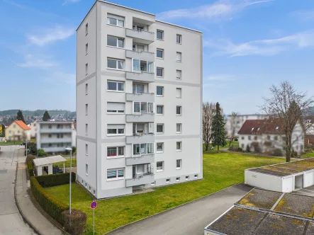 Luftaufnahme - Wohnung kaufen in Ummendorf - 360° I Heiter mit Aussicht - 3-Zimmer Wohnung in Ummendorf