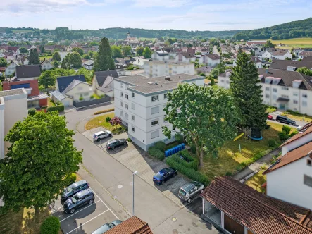 Luftaufnahme - Wohnung kaufen in Ummendorf - Ummendorf – 3 Zimmer Schnäppchen mit Penthouse-Feeling!