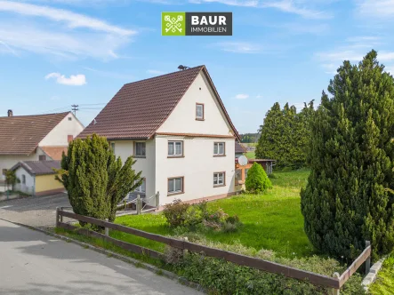 Luftaufnahme - Haus kaufen in Eberhardzell / Hummertsried - 360° I Charmantes Häuschen nahe Eberhardzell zum Wachküssen