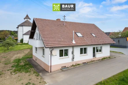 Luftaufnahme - Haus kaufen in Leibertingen - 360° I Ärmel hoch! Viel Platz für die Familie