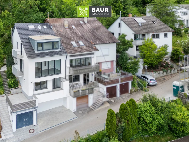 Hausansicht - Haus kaufen in Blaubeuren - 360° I SOFORT FREI! Etwas Besonderes in Blaubeuren am Blautopf! Saniertes Einfamilienhaus!