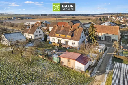 Startbild - Haus kaufen in Meßkirch / Rohrdorf - 360° I Handwerker aufgepaßt !!! Sofort frei !!! Doppelhaushälfte mit tollem Grundstück in Meßkirch