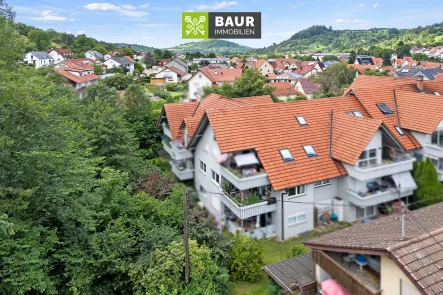 Titelbild - Wohnung kaufen in Neidlingen - " Lichtdurchflutete 3,5-Zimmer Wohnung in reizvoller Landschaft bei Weilheim an der Teck