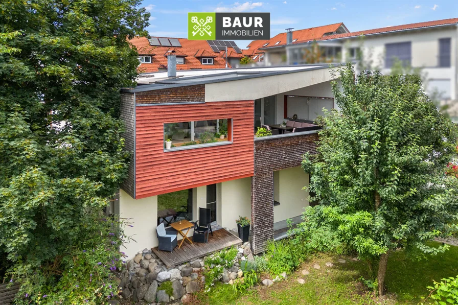 Luftaufnahme - Haus kaufen in Wangen im Allgäu - 360° I Wangen i.A. - Nähe Altstadt - Ein architektonisches Meisterwerk für höchste Ansprüche