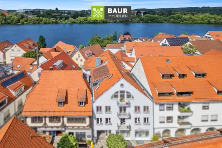 Luftbild - Wohnung kaufen in Bad Waldsee - 360° I 5-Zimmer-Wohnung im Herzen von Bad Waldsee mit TG-Stellplatz – Sofort verfügbar!